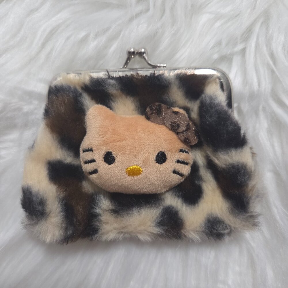 Hello Kitty Leopard Print Coin Purse